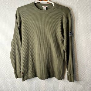 Vintage Levi’s Dry Goods Long Sleeve Sweater 1990’s Made In USA Size M